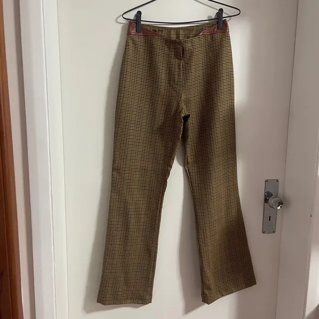 Calça daslu xadrez