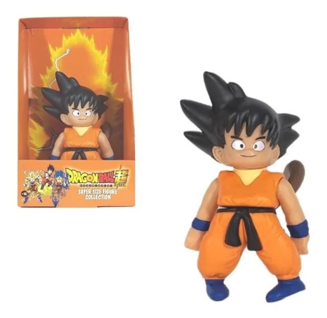 Boneco Goku 20cm vinil - PENA VERDE SHOP