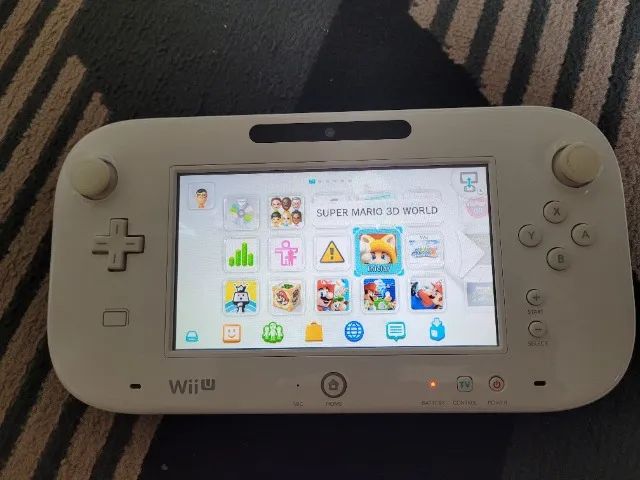 Refurbished: Wii U Deluxe Set 8GB White With Super Mario 3D World And Nintendo  Land 