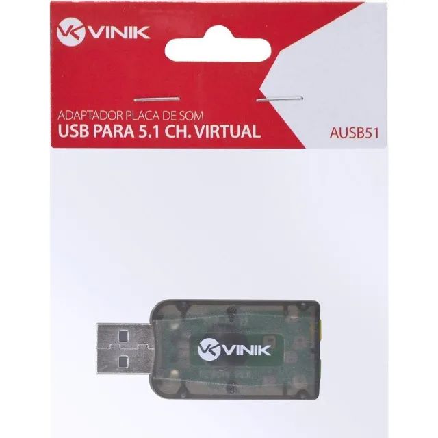 Adaptador de Som / Placa Som 5.1 - Usb 2.0 - Estereo + Microfone P2 - Foto 5