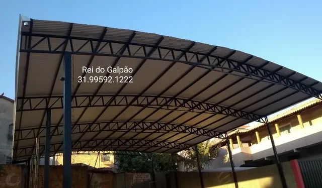 Kit Galpão 15 X 12 com pe direito central 6 mts Pronta entrega ate 18 x cartao ac carro - Foto 2