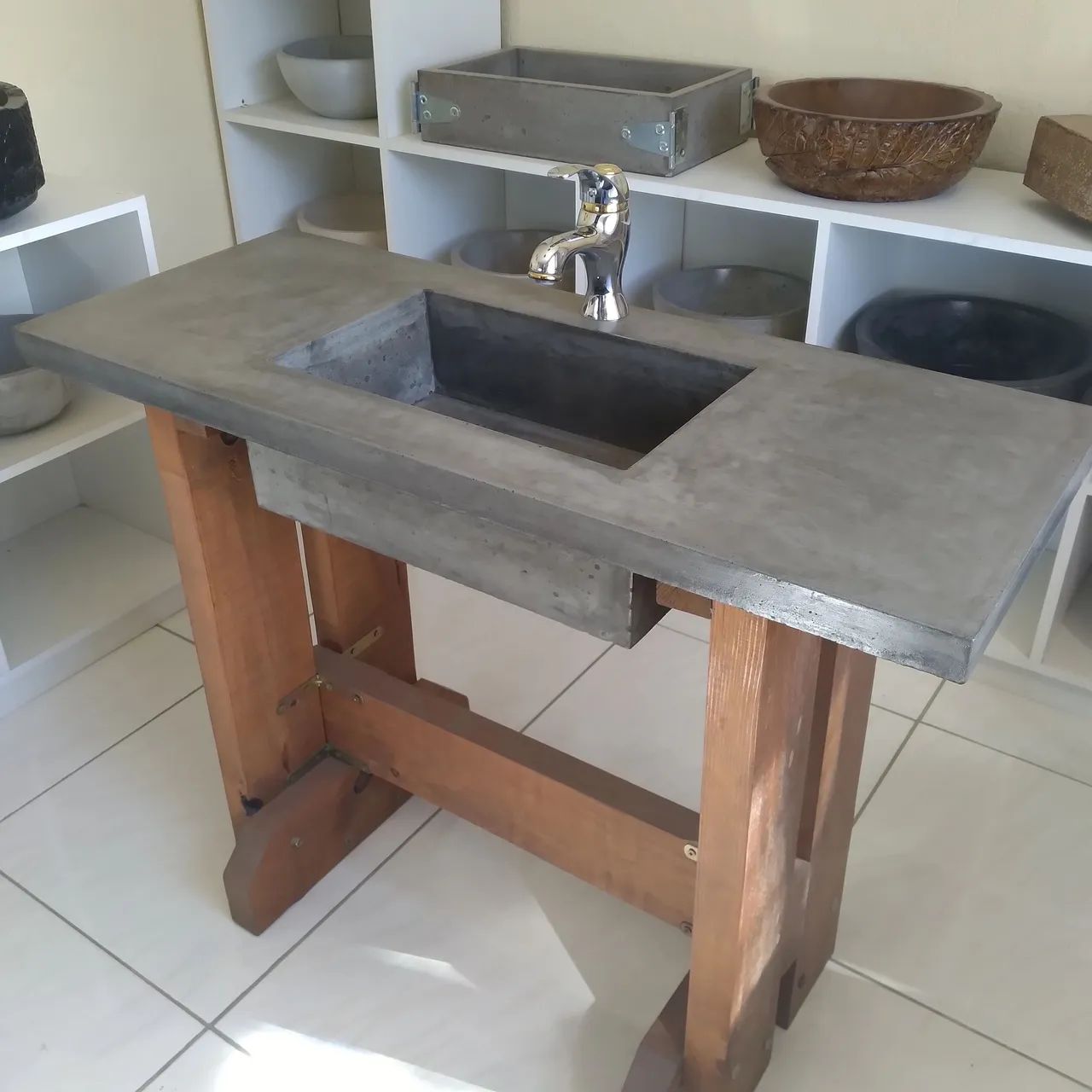 Cubas artesanais para banheiro e lavatório  - Foto 5