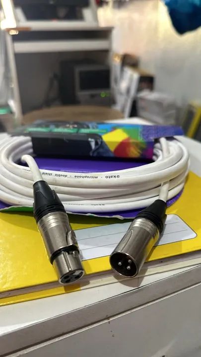 Cabo de microfone interligação 10 metros64352405836033120