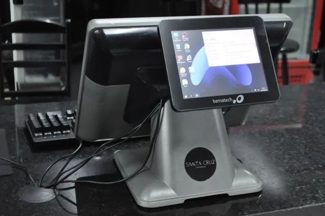 Computador PDV Bematech Touch Screen SB-9090 com 2 Telas, trocas.