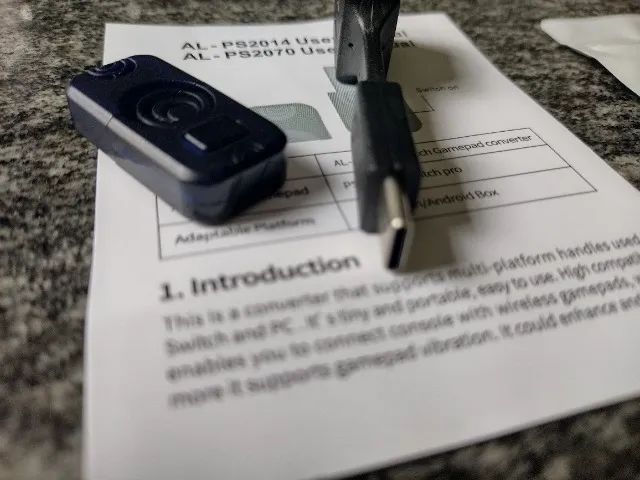 Adaptador Receptor Wireless para Controles Sem Fio para Pc, Ps4, Ps5 e Nitendo Switch - Foto 5