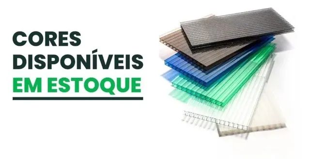 Chapa Policarbonato Alveolar 6mm 2,10x5,80 Retira SP Capital - Foto 2