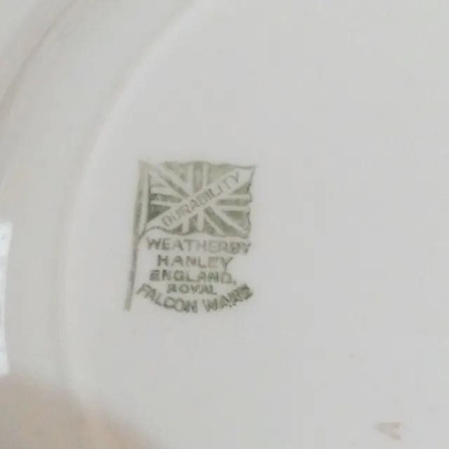 Jogo de  porcelana inglesa Weatherby Hanley falcon com selo - Foto 2