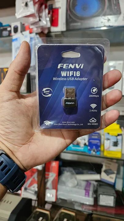 Adaptador usb receptor wifi6 286mbps fenvi 