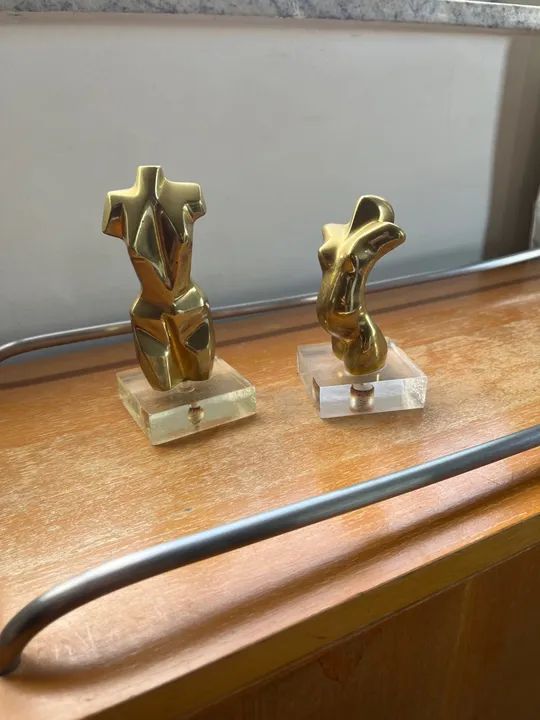 Esculturas de bronze bustos femininos 