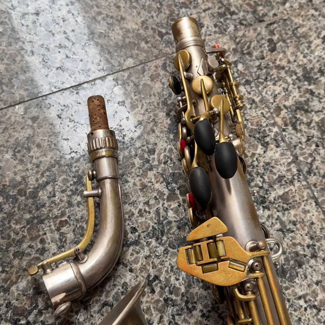 Sax Alto Conn 6m Lady Face/ Naked Lady Prata Original 1947