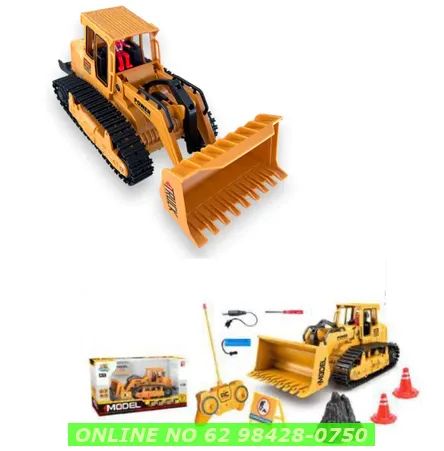 Brinquedo Escavadeira OU Guindaste Controle Remoto OU Pa Carregadeira Carrinho Recarregave - Foto 5