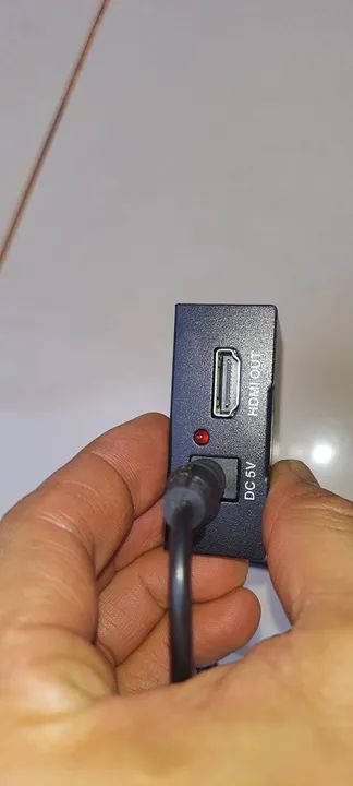 Extensor conversor cabor Rj45 para hdmi - Foto 2