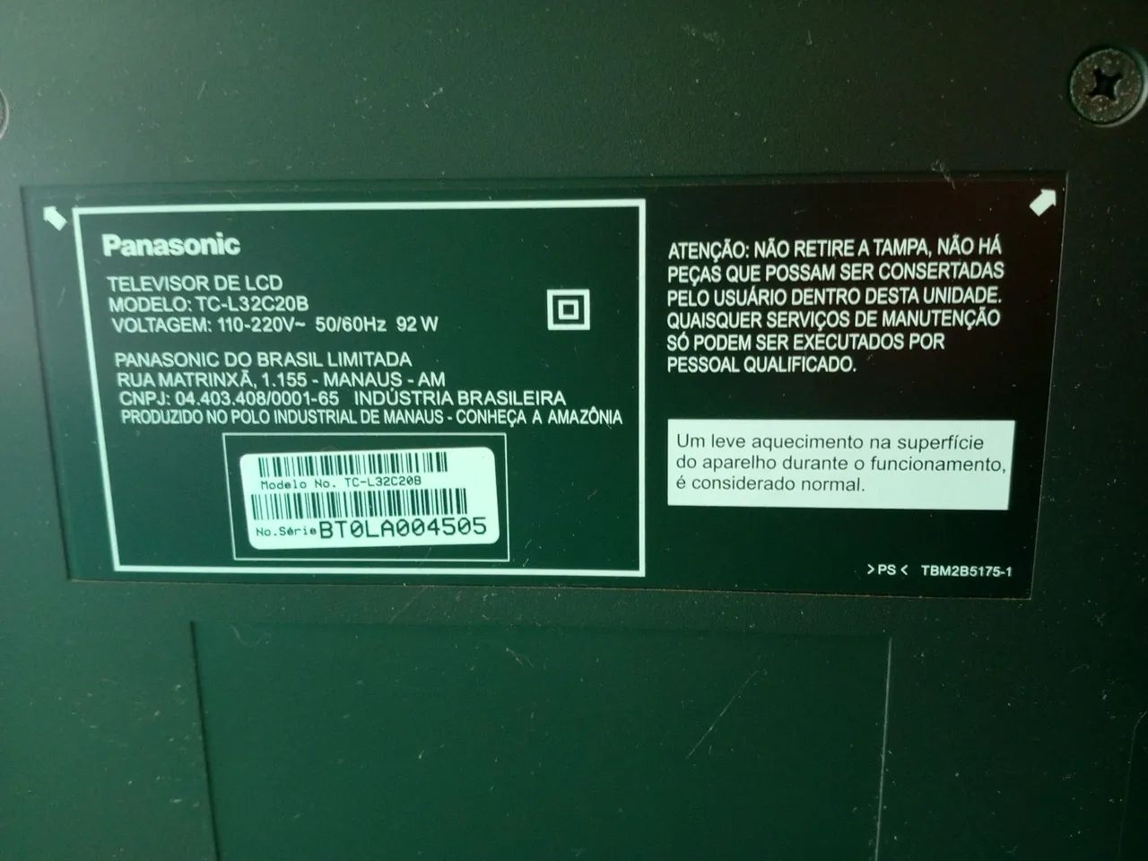 TV LCD 32 polegadas - PANASONIC. Acompanha chromacast. - Foto 5