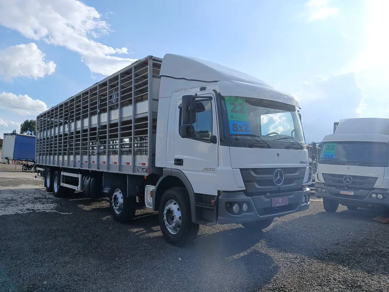 Mercedes-Benz Atego 3030/48 8X2 2022/2022 Vamos Seminovos Chapecó - Foto 2