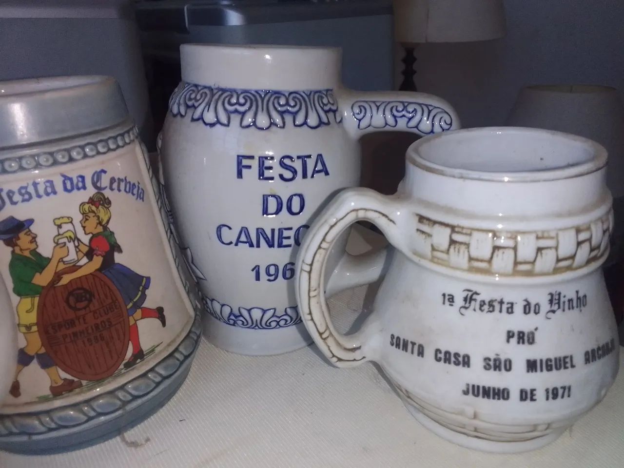 Canecas de Cerâmica - Festa do Canec e Festa do Vinho