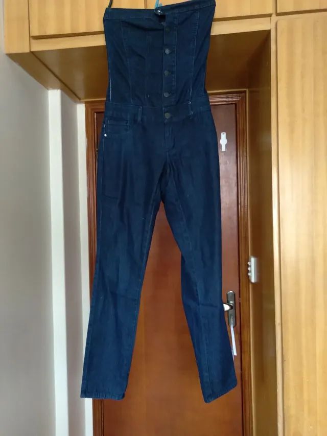MACACÃO JEANS 