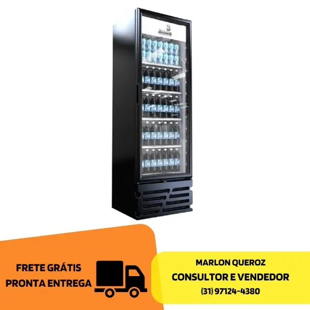 Refrigerador vertical Porta de Vidro Imbera