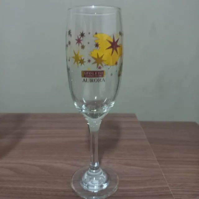 Kit 6 Taças Champanhe/Espumante Spoleto Colecionáveis (Aurora) 180ml - Foto 5