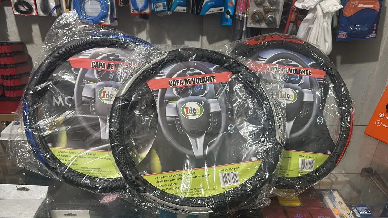 Capa de Volante para Carro - Ideal para Segurança e Estilo - Foto 3