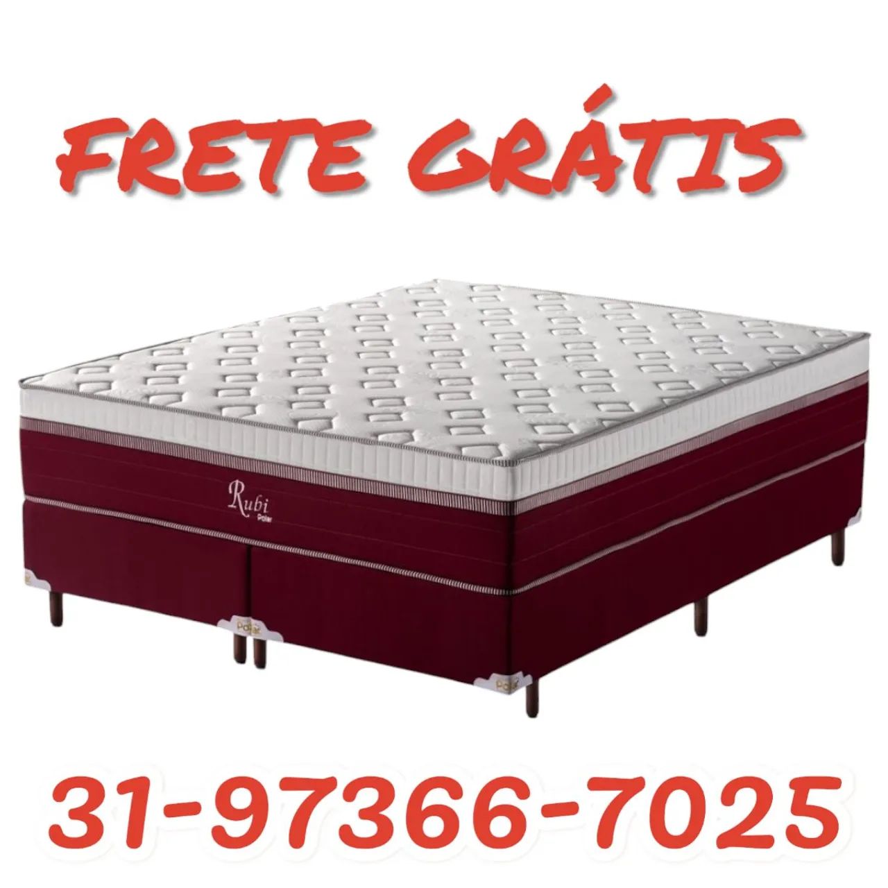 COLCHÃO CASAL MOLAS 30 DE ALTURA / DIRETO DA FÁBRICA