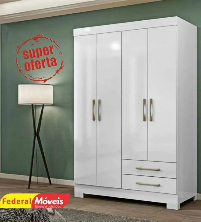 Guarda Roupa 105,2cm Novo Fazemos Entrega 
