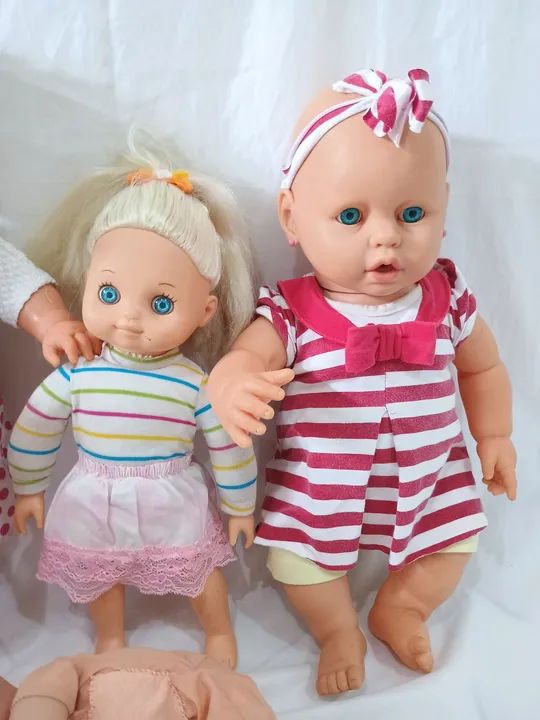 Lote com 4 bonecas antigas  - Foto 6