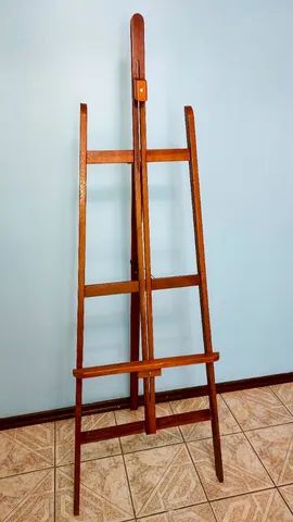 Cavalete de madeira e de de inóx para Quadro Presença e Pintura. Leia o anúncio - Foto 6