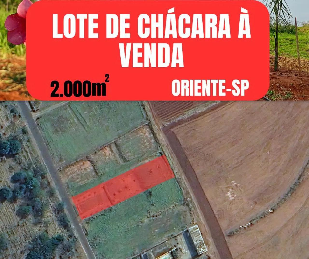 Lote de Chácara à Venda em Oriente-SP