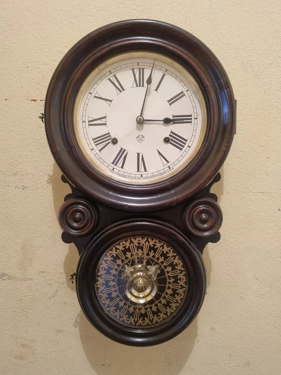 Relógio Ansonia (medio 49 cm alt)