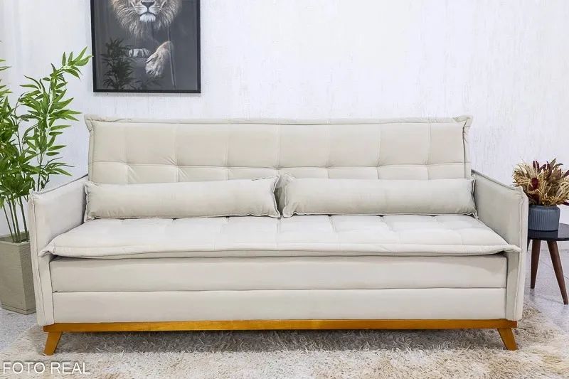 Sofá Cama Casal Slim Mola Bonnel rf75