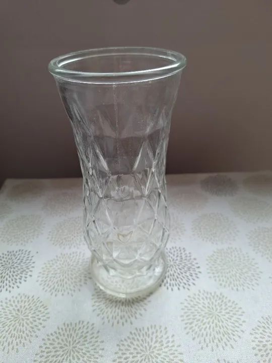Vaso em vidro transparente