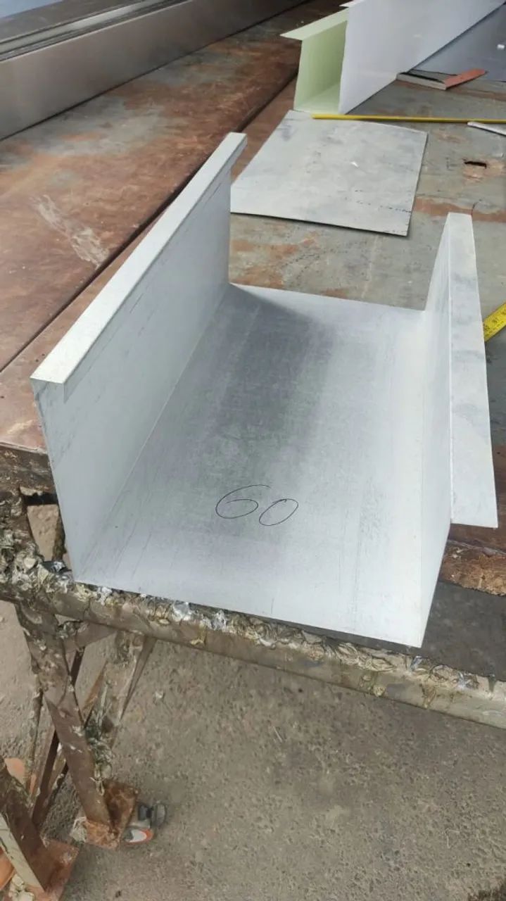 Calha e Rufo galvalume Sob Medida para sua residência ou galpão 