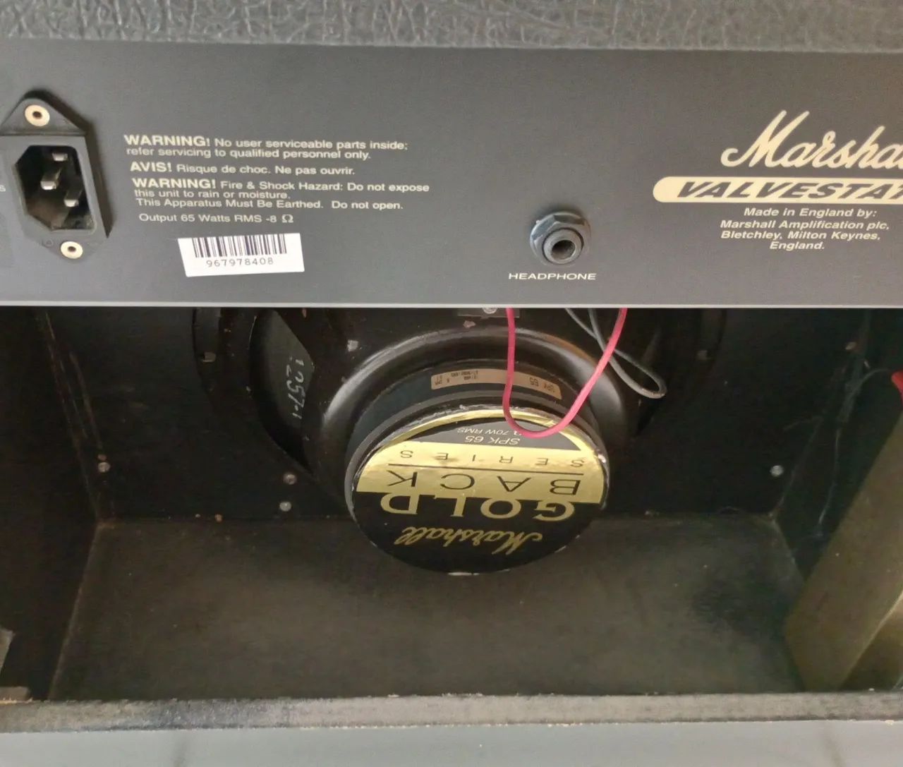 Amplificador Marshall Valvestate VS65R - Foto 4