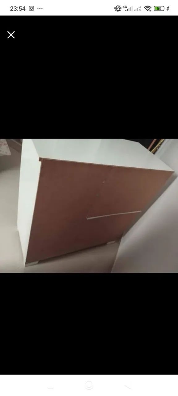 Guarda-Roupa e cômoda Branco com Detalhes - Foto 4