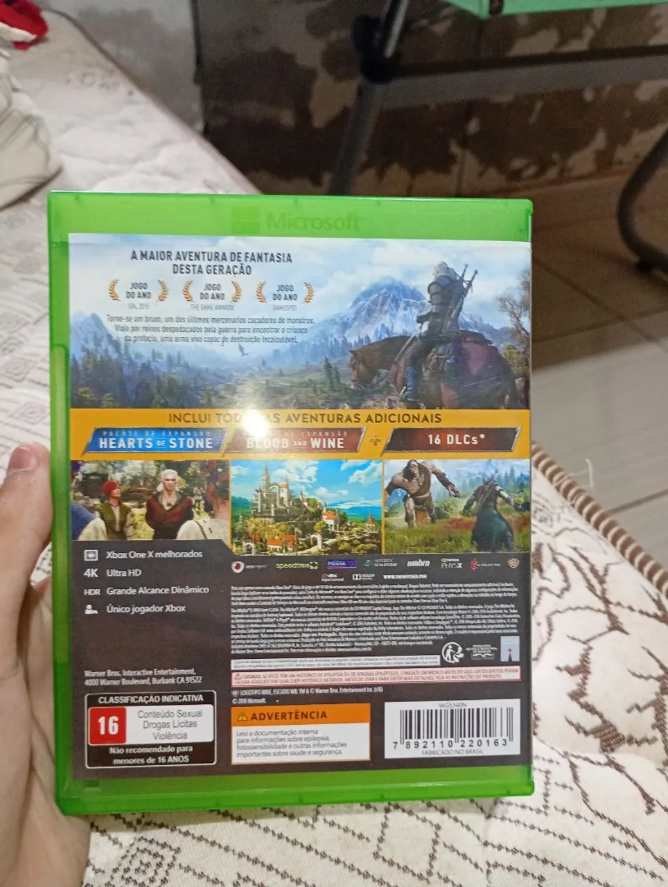 The Witcher 3: Wild Hunt - Xbox One instalado apenas duas vezes no console