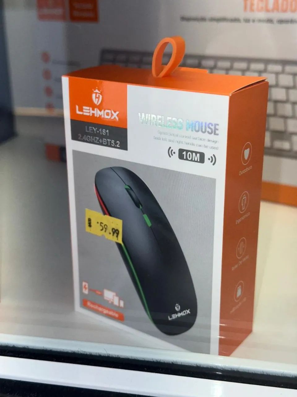 MOUSE WIRELESS E BLUETOOTH 5.2 USB LEHMOX