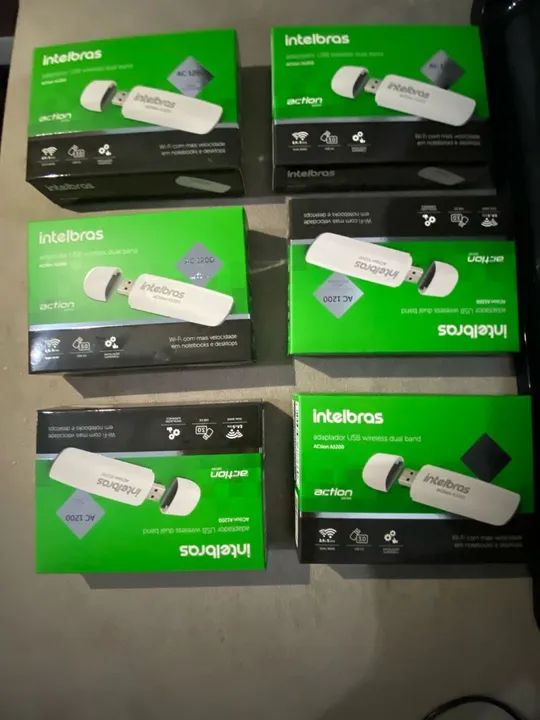 Adaptador Wi-Fi Intelbras AC1200 USB Dual Band