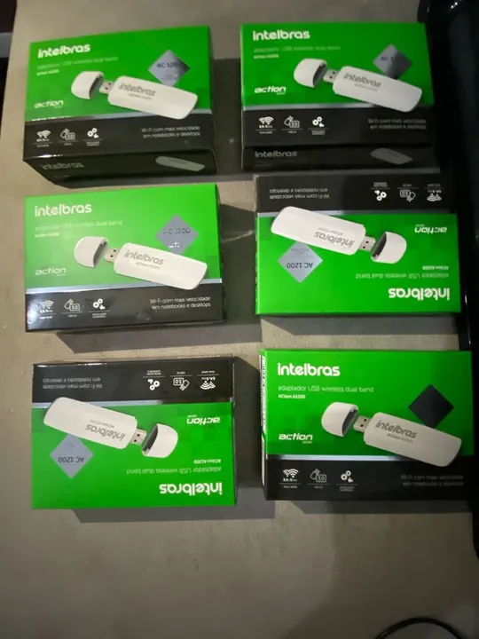 Adaptador Wi-Fi Intelbras AC1200 USB Dual Band