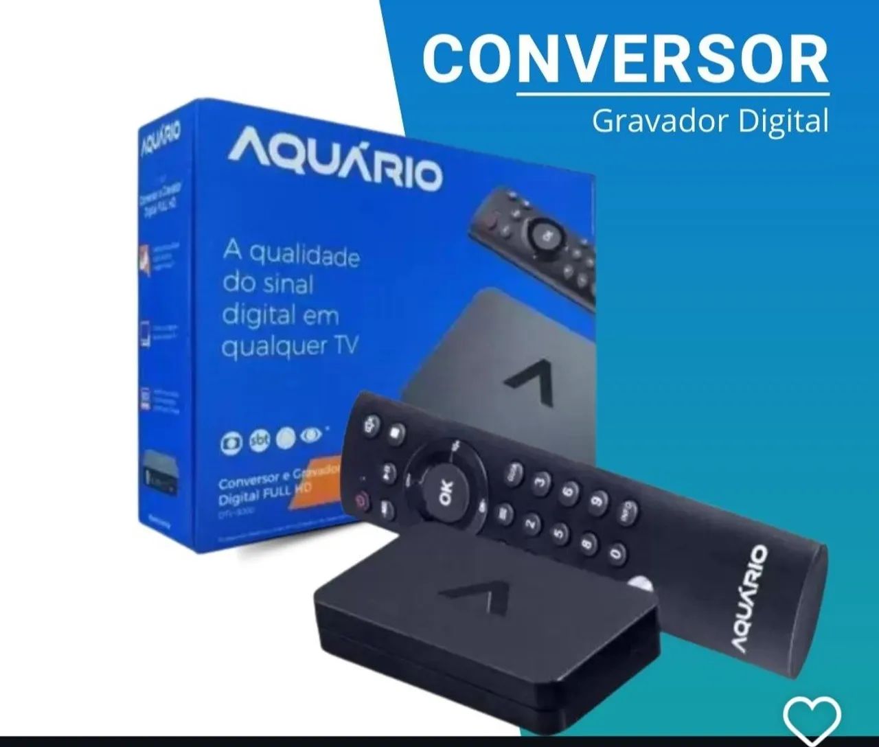 Conversor e Gravador Digital Full HD Aquário