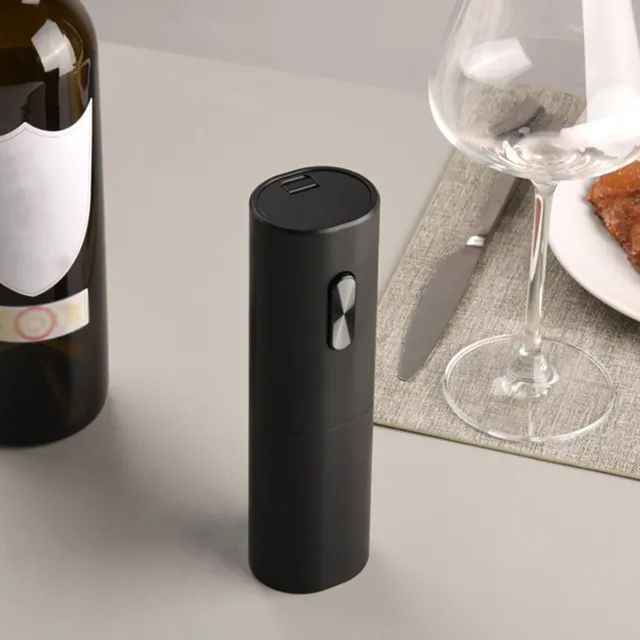 Abridor Vinho Garrafa Automático Elétrico Saca Rolha Pilha - Foto 3