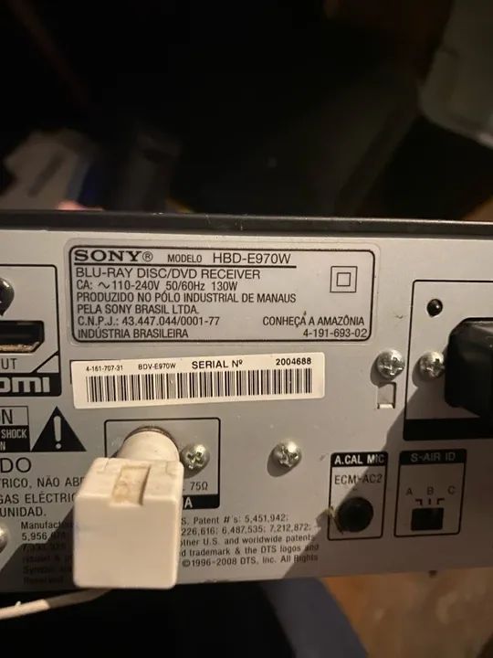Home Theater Sony 5.1 Blu Ray 3D E970W - Foto 2