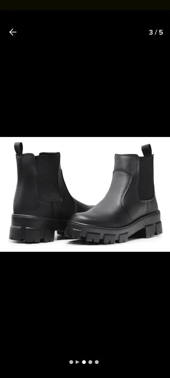 Botas Chelsea Tratoradas em Couro - Elegância e Conforto