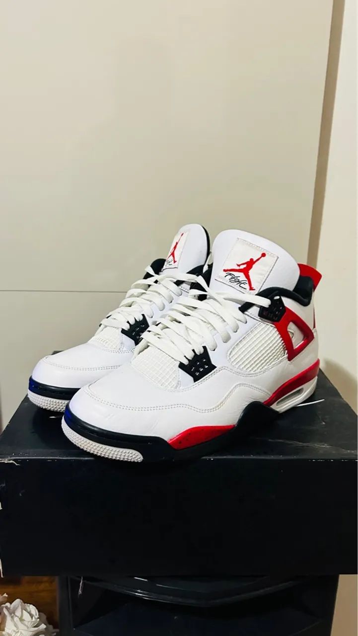 Air Jordan 4 Red Cement tamanho 46 - Foto 2