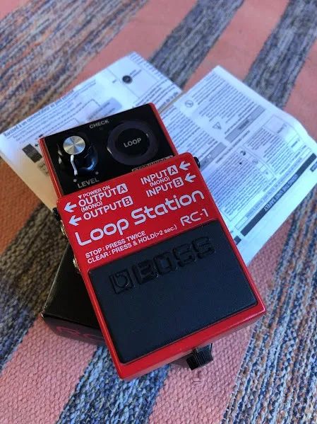 Pedal Loop Station RC-1 Boss parcelo no Olxpay/ML avalio troca"NÃO faço Enjoei"