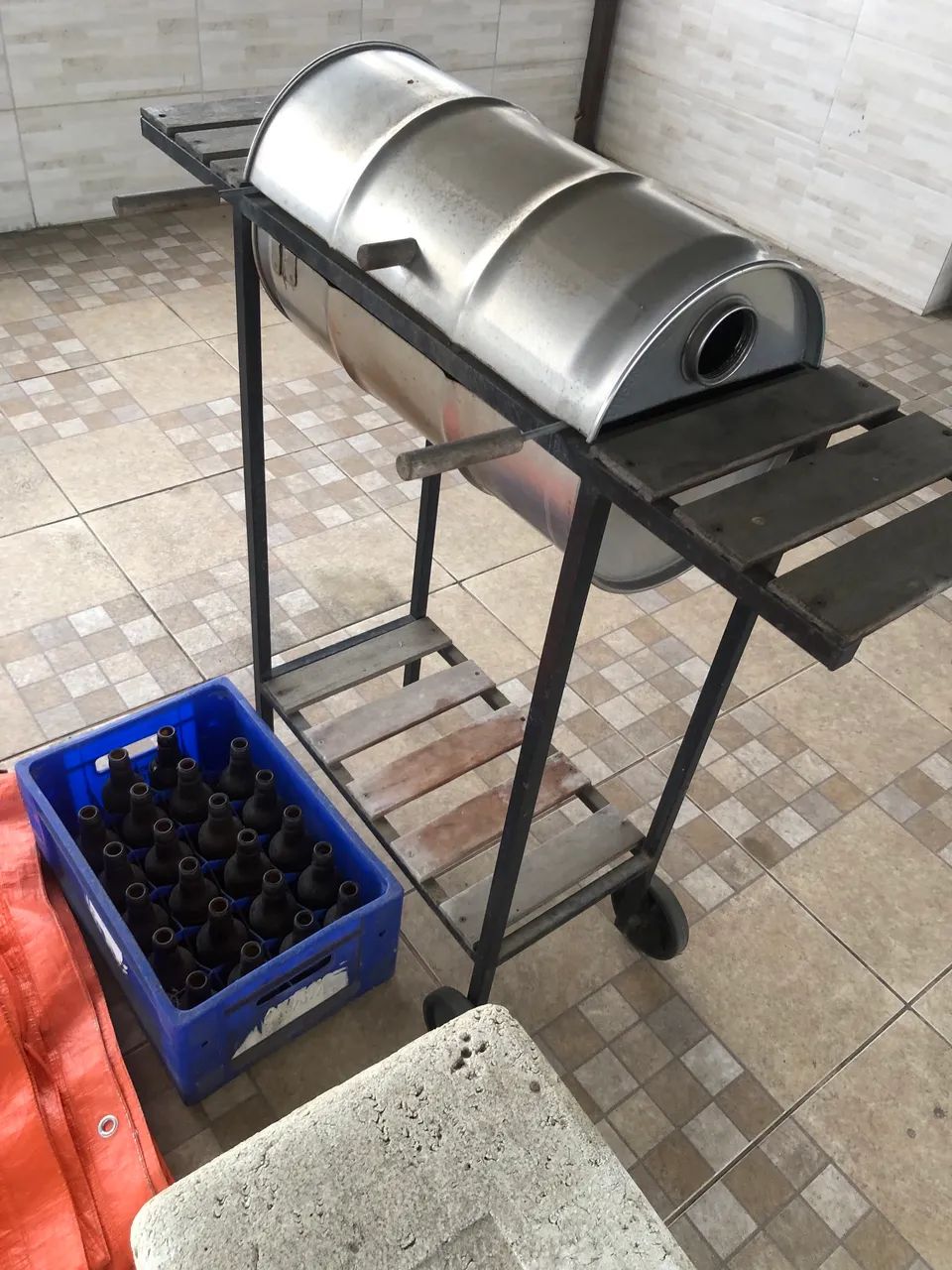 Churrasqueira lona isopor caixa de cerveja 64315478133505124