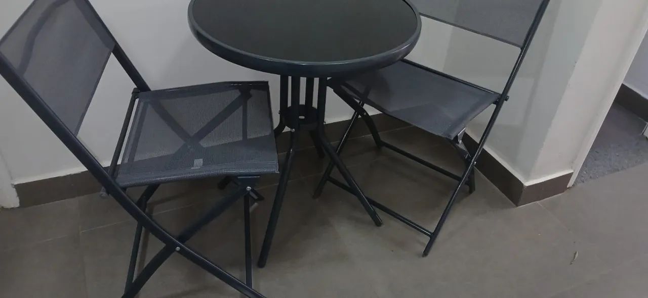 Conjunto mesa bistrô metal - Foto 2