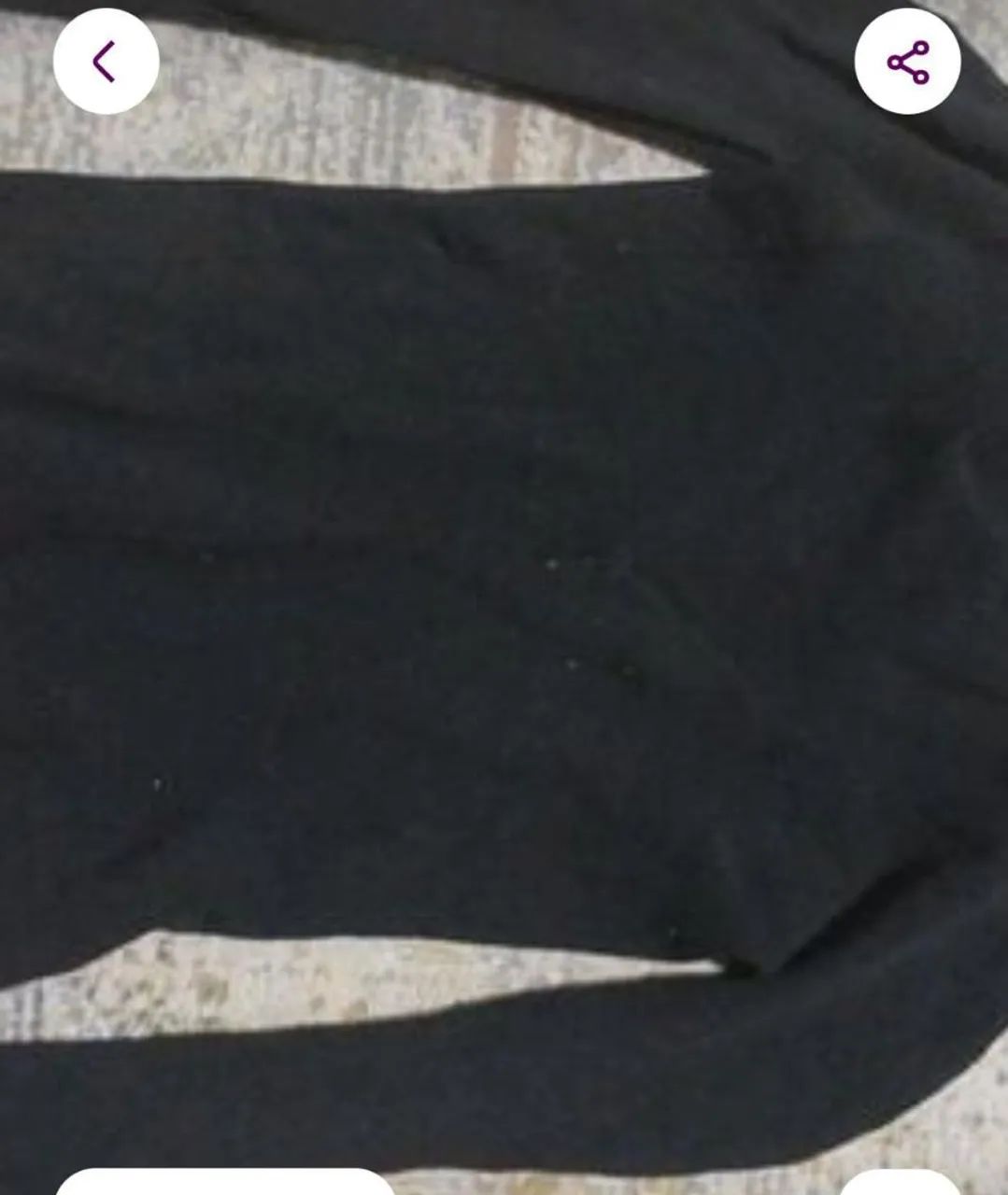 Blusa Scala preta com gola pescoço  - Foto 2
