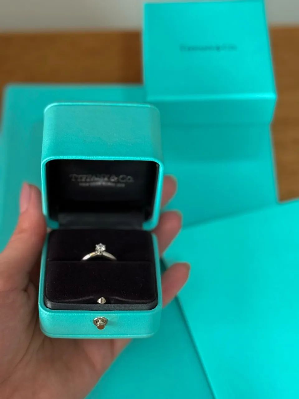 Diamante Tiffany & Co. 0,28 ct | Cor D | VS1 | Certificado Original | Raro e Exclusivo