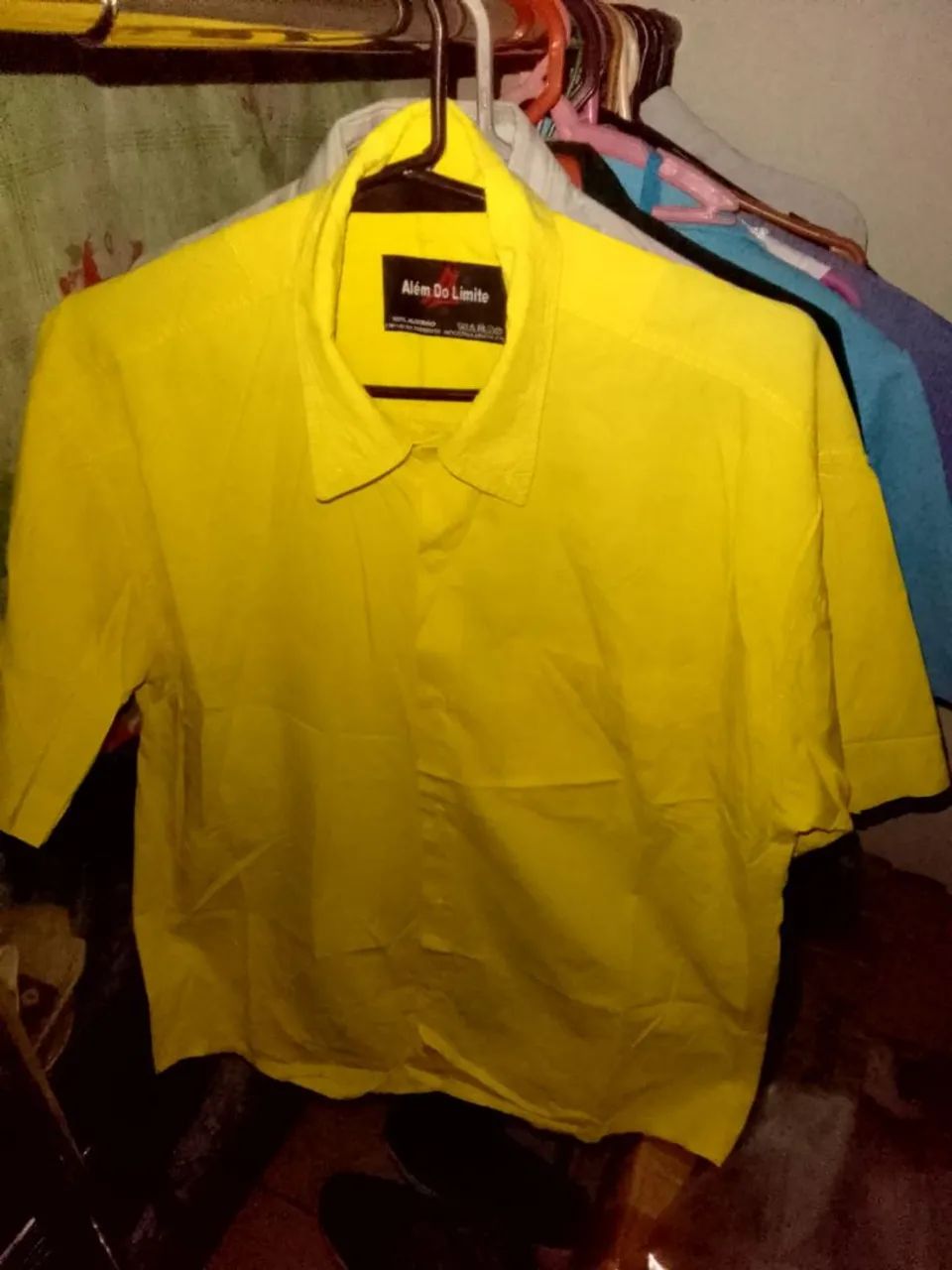 2 CAMISAS DE BOTÃO Tam.P MASC. (MX72/ALÉM DO LIMITE). Ler descrição... - Foto 5