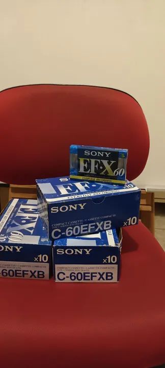 K7 Sony EFX 60 - Novo Lacrado - Foto 2